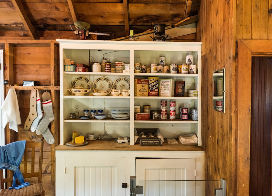 Photo pantry cabinet